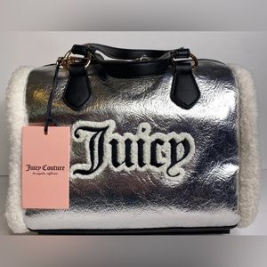 NEW! Silver JUICY COUTURE BAG